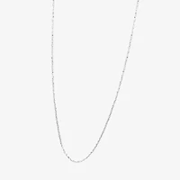 Silver Reflections Womens Pure Silver Over Brass 24 Inch Bead Chain Necklace