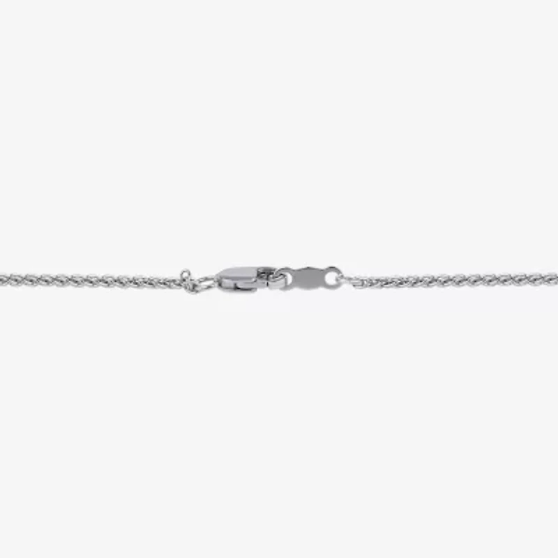 (F / Si2) Womens 2 CT. Lab Grown White Diamond 10K White Gold 18 Inch Pendant Necklace