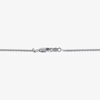 (F / Si2) Womens 2 CT. Lab Grown White Diamond 10K White Gold Oval 18 Inch Pendant Necklace