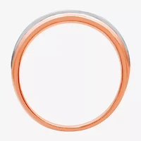 I Said Yes (H-I / I1) Mens 1/4 CT. T.W. Lab Grown White Diamond 14K Two Tone Gold Over Silver Wedding Band