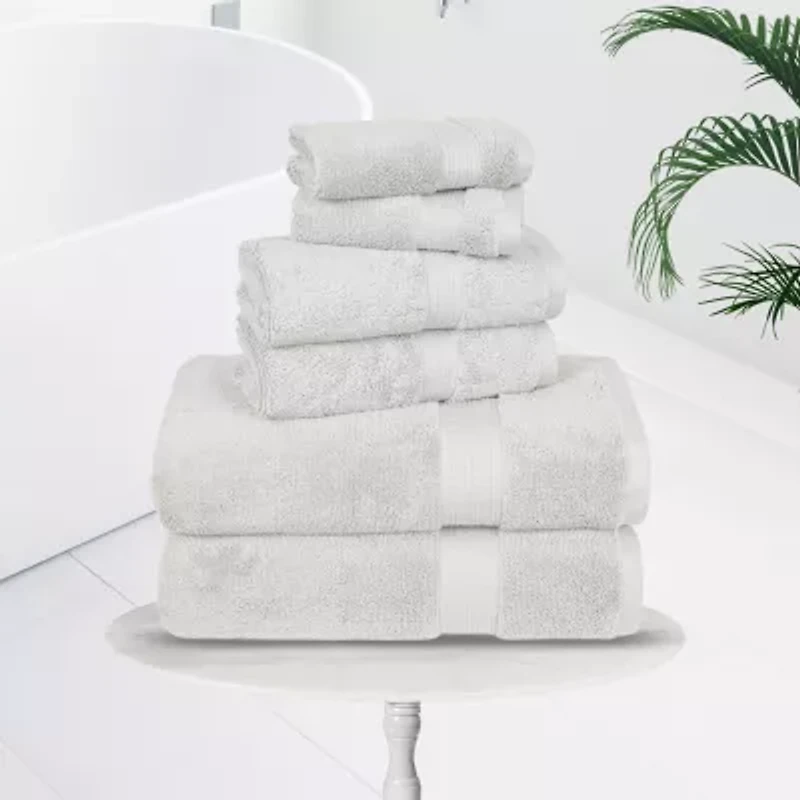 Trident Organica 6-pc. Solid Bath Towel Set