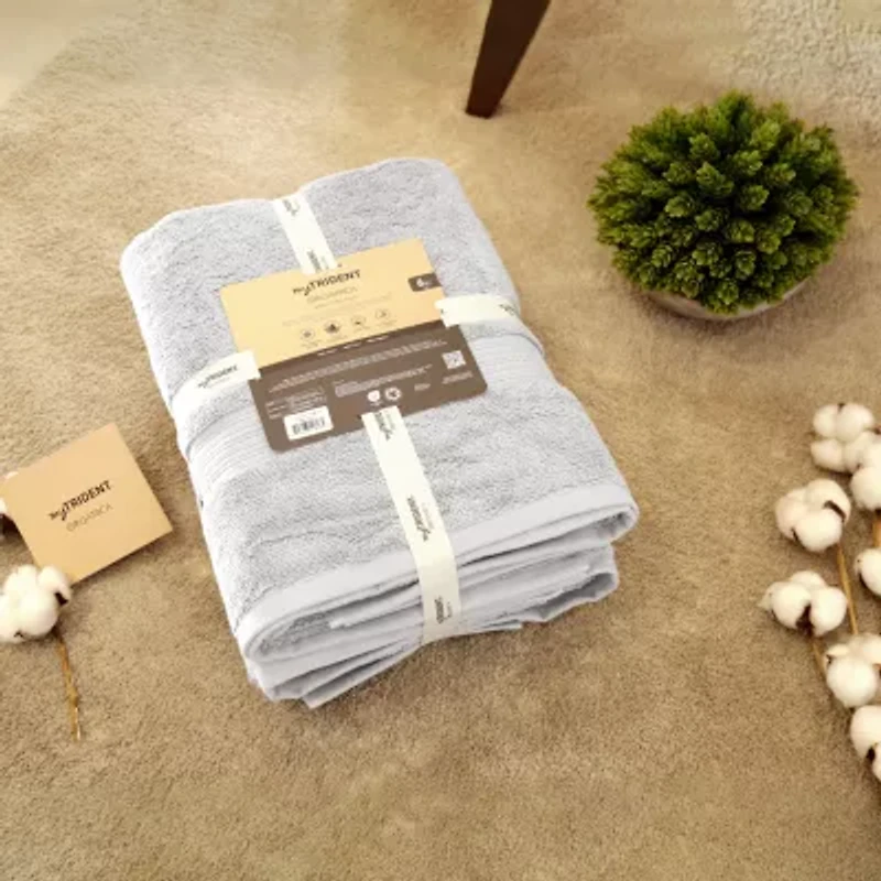 Trident Organica 6-pc. Solid Bath Towel Set