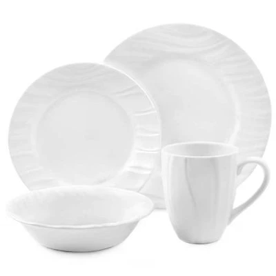 Corelle® Boutique™ Swept Wide-Rim 16-pc. Dinnerware Set