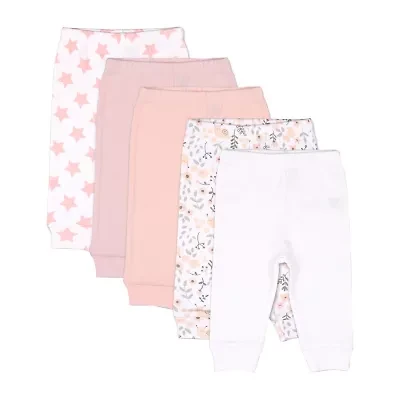 The Peanutshell Baby Girls Tapered Regular Fit Pull-On Pant
