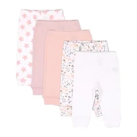 The Peanutshell Baby Girls Tapered Regular Fit Pull-On Pant