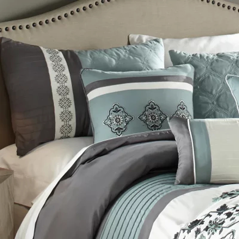 Riverbrook Home Alex 7-pc. Midweight Embroidered Comforter Set