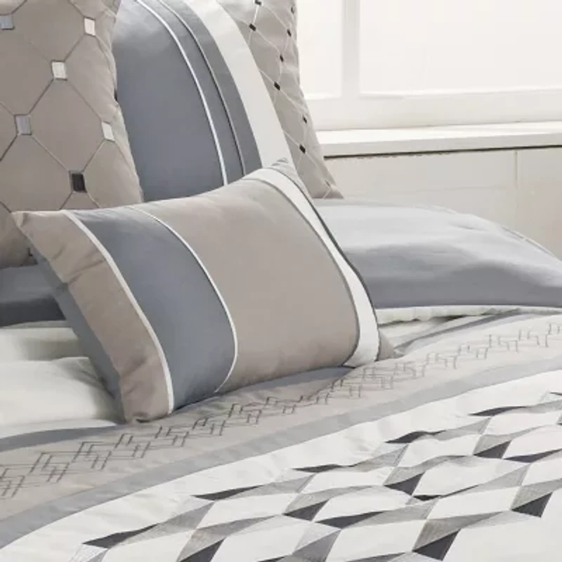 Riverbrook Home Beren 7-pc. Midweight Embroidered Comforter Set