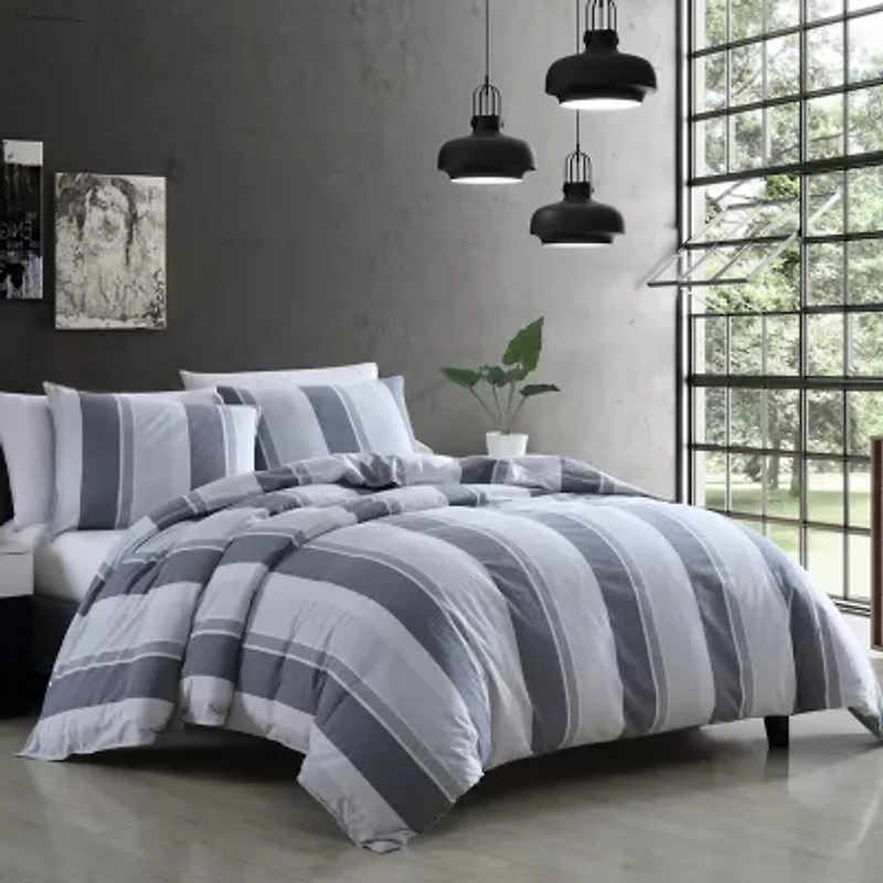 Riverbrook Home Vara 3-pc. Stripes Midweight Comforter Set