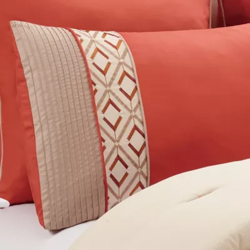 Riverbrook Home Janna 8-pc. Midweight Embroidered Comforter Set