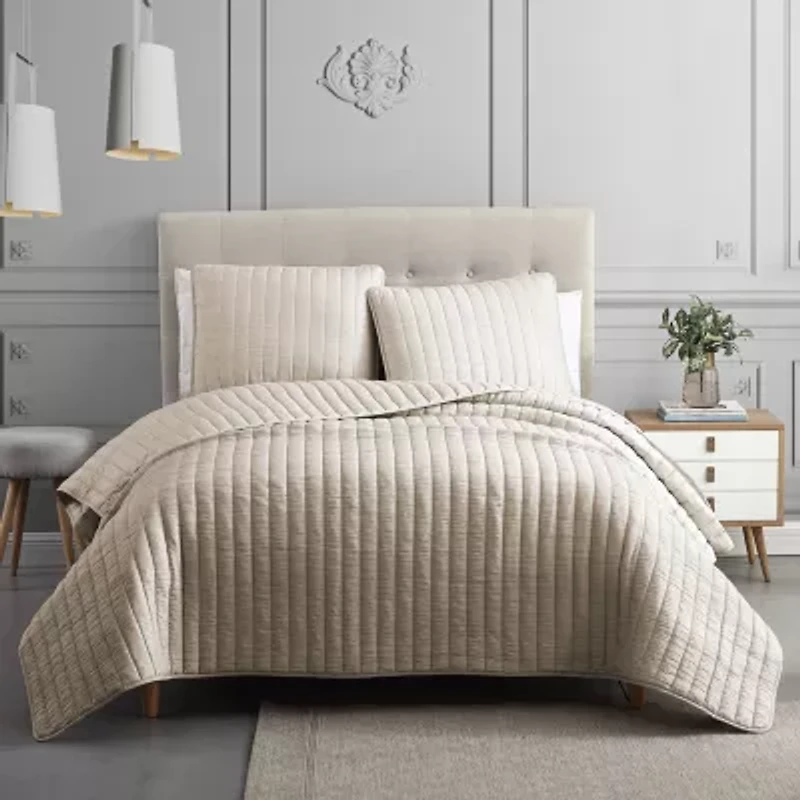 Riverbrook Home Moonstone 3-pc. Solid Quilt Set
