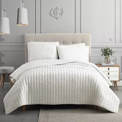 Riverbrook Home Moonstone 3-pc. Solid Quilt Set