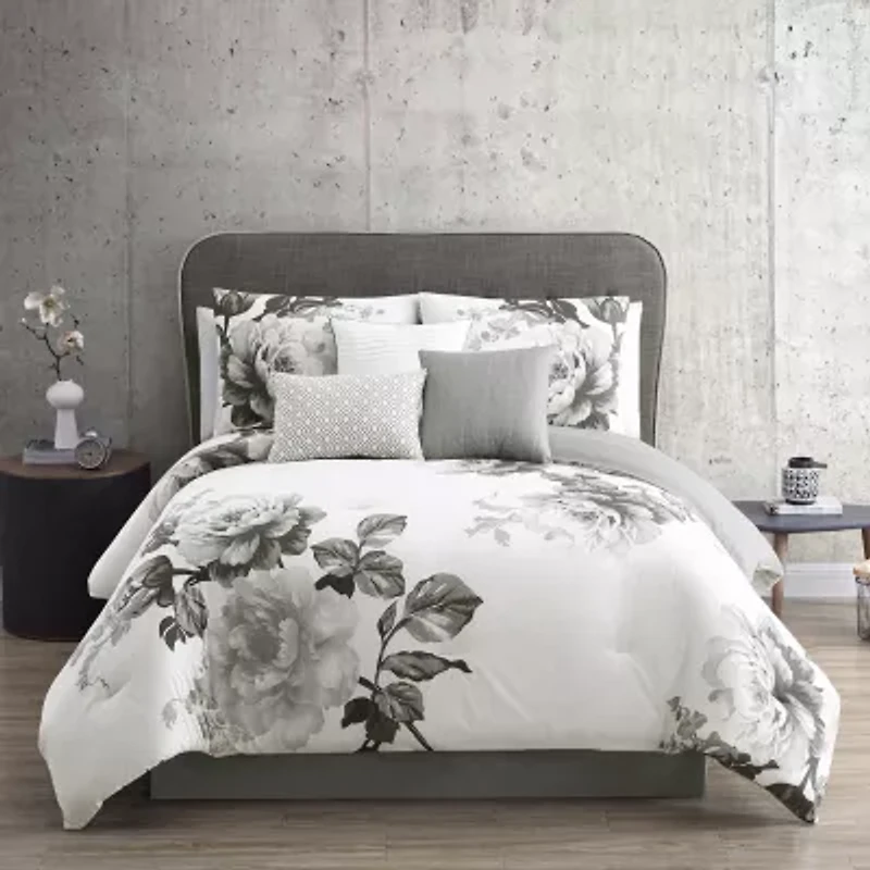 Riverbrook Home Ridgley 7-pc. Floral Midweight Comforter Set