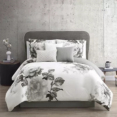 Riverbrook Home Ridgley 7-pc. Floral Midweight Comforter Set