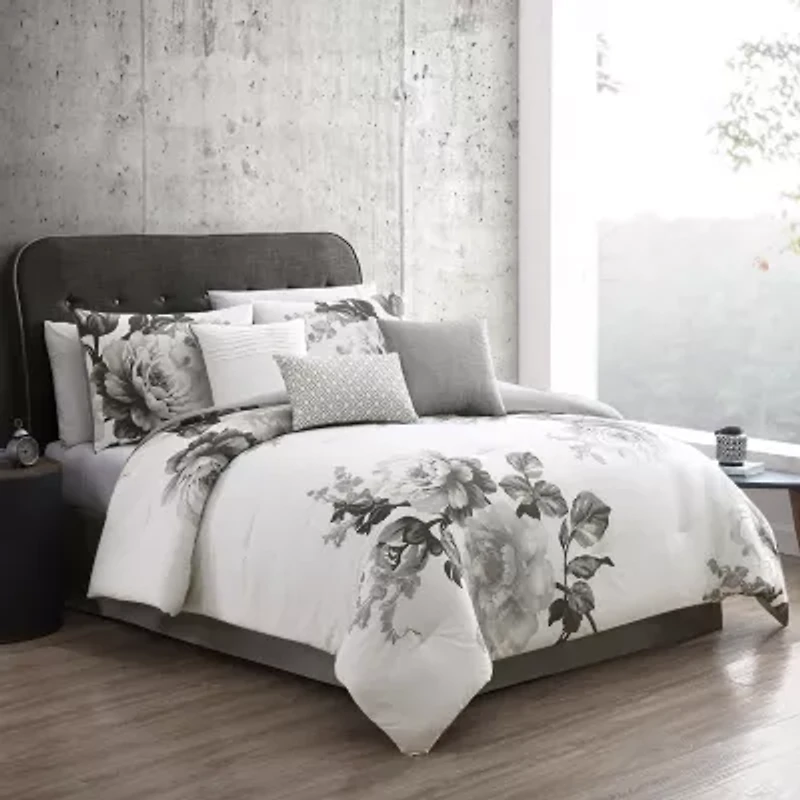 Riverbrook Home Ridgley 7-pc. Floral Midweight Comforter Set