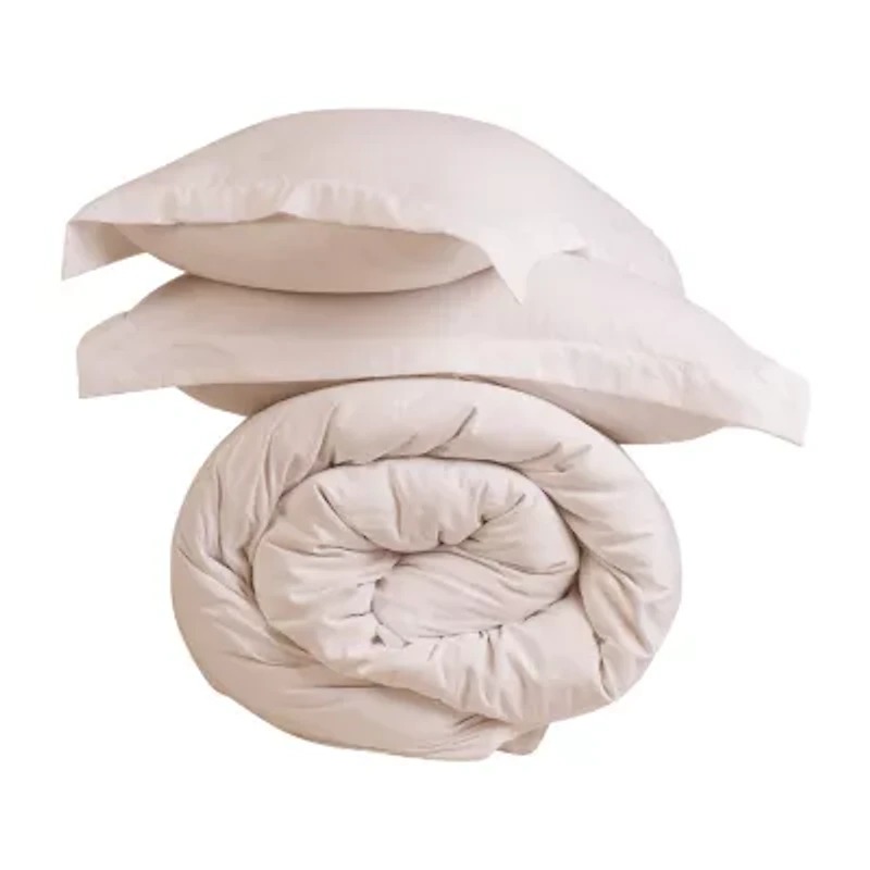 Swift Home Premium Ultra Soft Washed Crinkle Duvet Cover Set