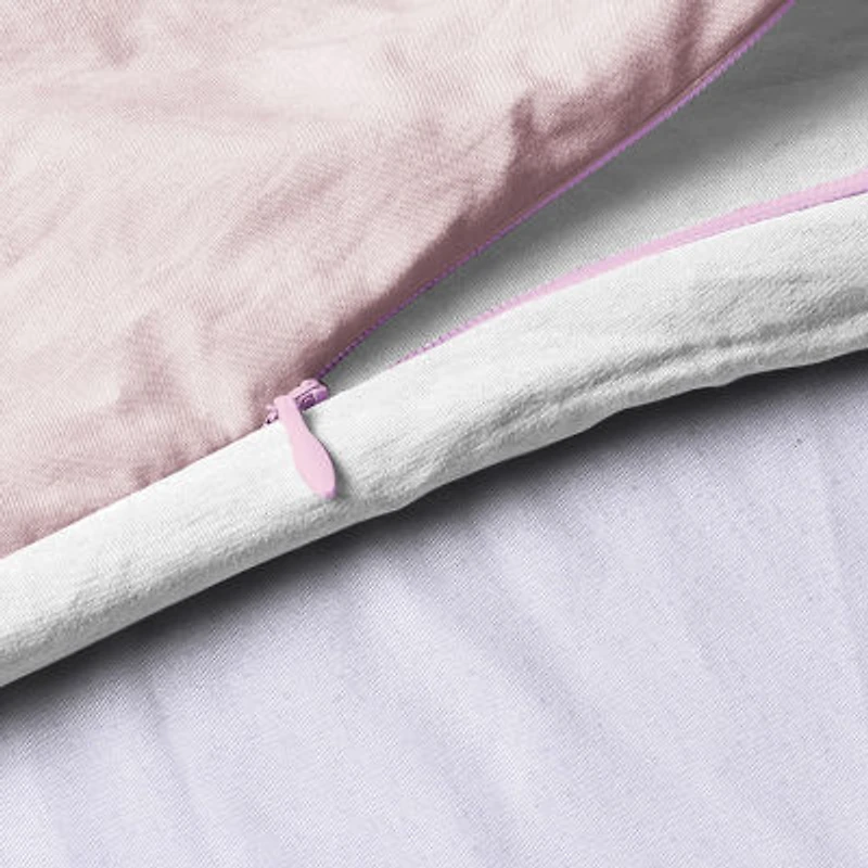 Swift Home Modern Prewashed Crinkle Reversible Duvet Cover Set