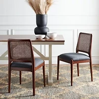 Safavieh Reinhardt Kitchen Collection 2-pc. Upholstered Dining Chair