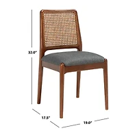 Safavieh Reinhardt Kitchen Collection 2-pc. Upholstered Dining Chair