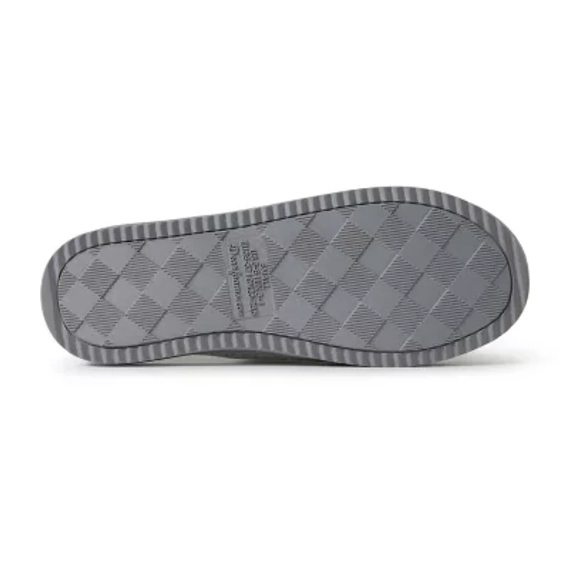 Dearfoams Demi Rib Knit Womens Memory Foam Slip-On Slippers