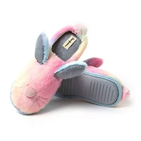 Dearfoams Unisex Bunny Womens Memory Foam Clog Slippers