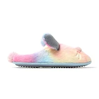 Dearfoams Unisex Bunny Womens Memory Foam Clog Slippers