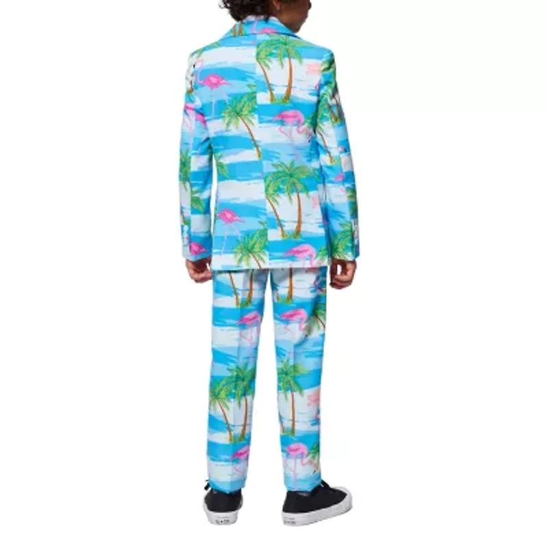 Opposuits Flamingo Little Boys 3-pc. Suit Set