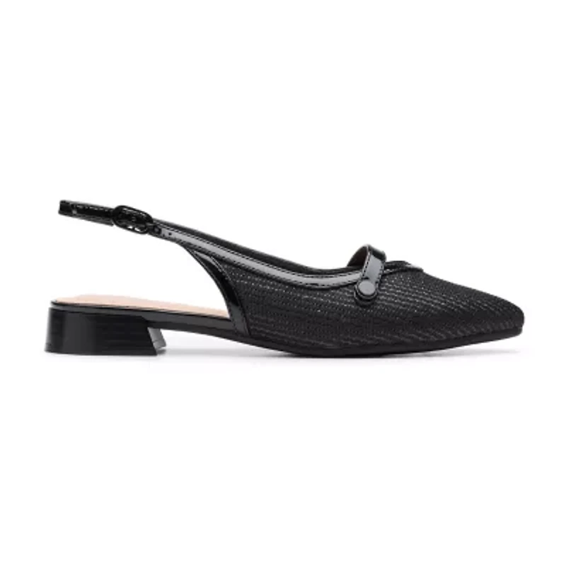 Clarks Natalyn Womens Pointed Closed Toe Ballet Flats