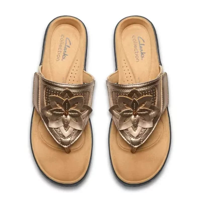 Clarks Womens Merliah2 Kyla Wedge Sandals