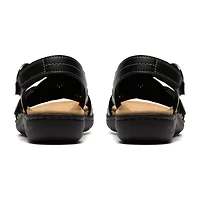 Clarks Womens Laurieann Adjustable Strap Flat Sandals