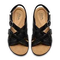 Clarks Womens Laurieann Adjustable Strap Flat Sandals