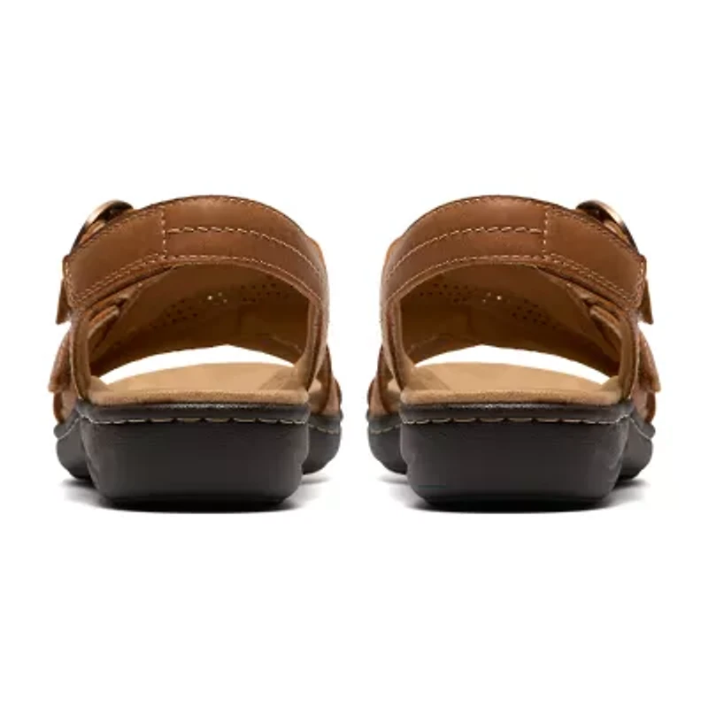 Clarks Womens Laurieann Mae Adjustable Strap Flat Sandals