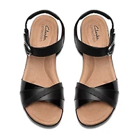 Clarks Womens Kacha Wedge Sandals