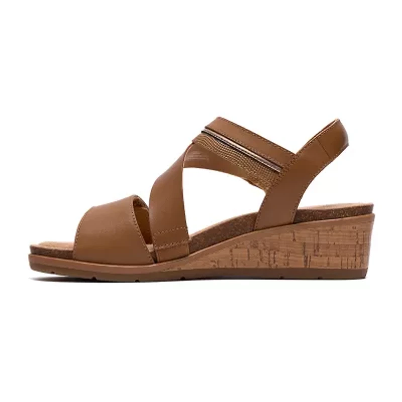 Clarks Womens Kacha Wedge Sandals