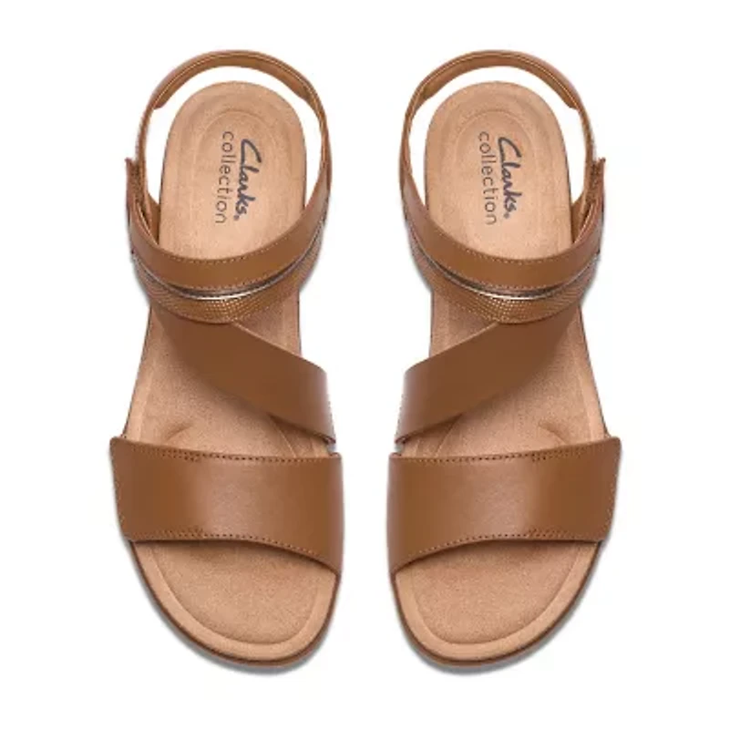Clarks Womens Kacha Wedge Sandals