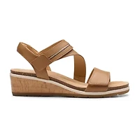 Clarks Womens Kacha Wedge Sandals