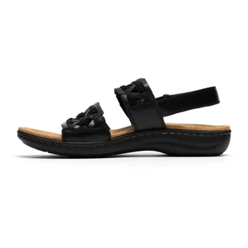 Clarks Womens Laurieann Lily Adjustable Strap Flat Sandals