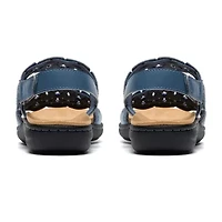 Clarks Womens Laurieann Lily Adjustable Strap Flat Sandals