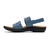 Clarks Womens Laurieann Lily Adjustable Strap Flat Sandals