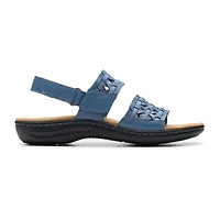 Clarks Womens Laurieann Lily Adjustable Strap Flat Sandals