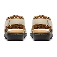Clarks Womens Laurieann Lily Adjustable Strap Flat Sandals