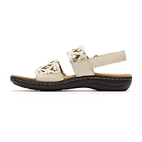 Clarks Womens Laurieann Lily Adjustable Strap Flat Sandals