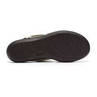 Clarks Womens Laurieann Lily Adjustable Strap Flat Sandals