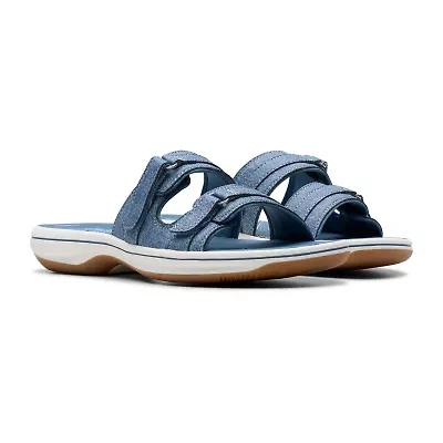 Clarks Cloudsteppers Womens Breeze Piper Flip-Flops