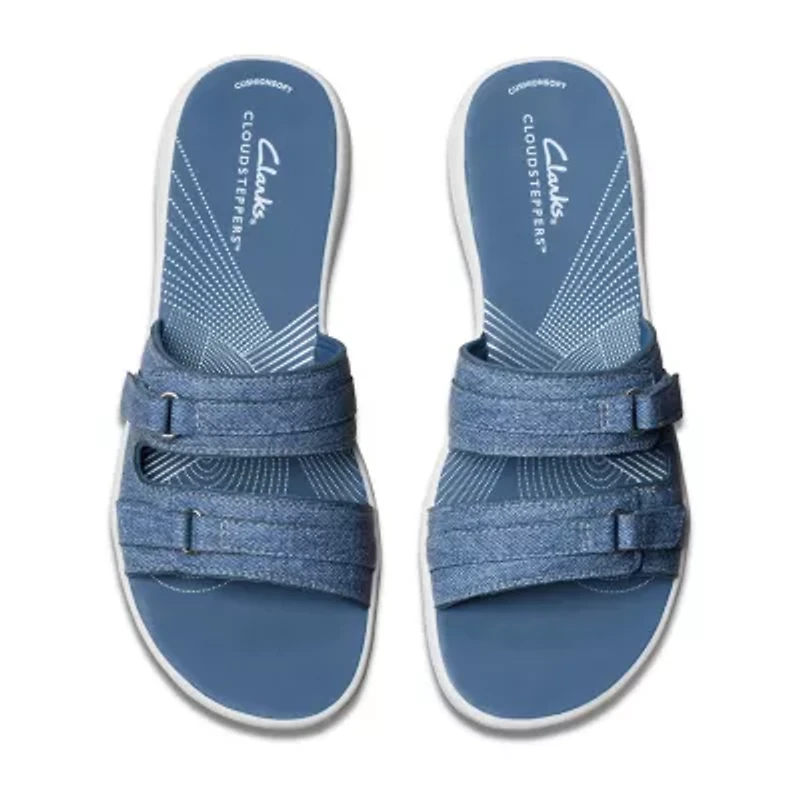 Clarks Cloudsteppers Womens Breeze Piper Flip-Flops