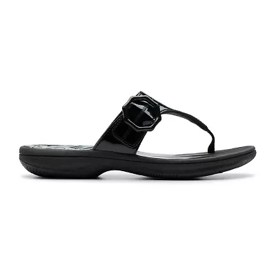 Clarks Cloudsteppers Womens Breeze Cove Flip-Flops