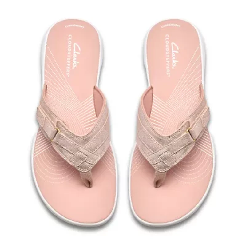 Clarks Cloudsteppers Womens Breeze Sea Flip-Flops