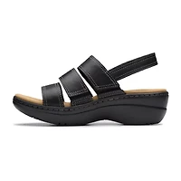 Clarks Womens Merliah Bali Wedge Sandals
