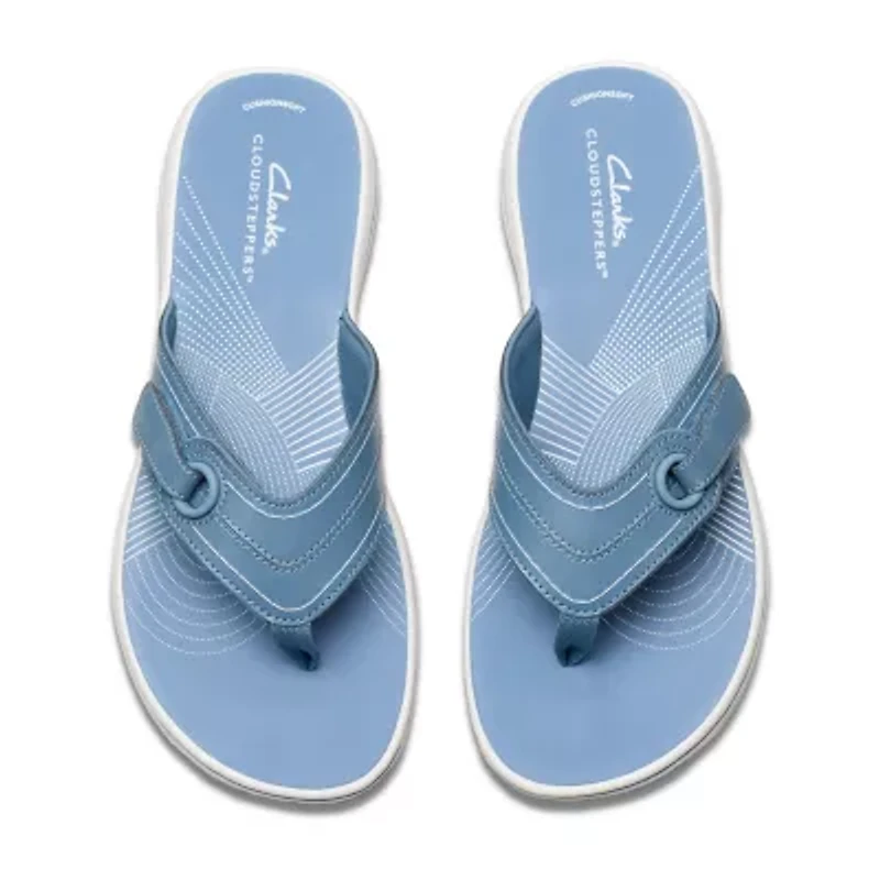 Clarks Cloudsteppers Womens Breeze Reyna Flip-Flops