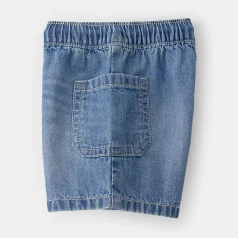 Oshkosh Baby Boys Mid Rise Denim Short