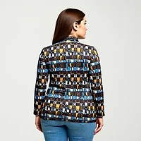 24seven Comfort Apparel Womens Plus Long Sleeve Turtleneck